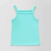Thereabouts Little Girls Square Neck Sleeveless Tank Top In Green