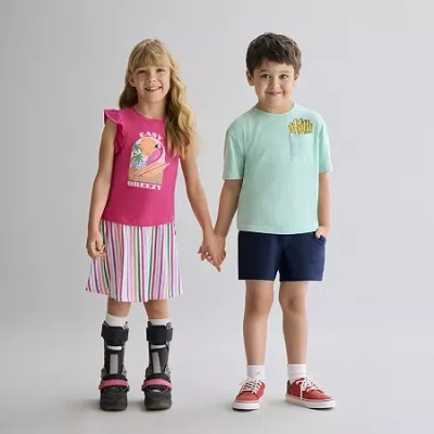 Thereabouts Kids' Little Womens Skort In Multi