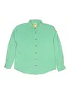 Thereabouts Long Sleeve Button Down Shirt In Green