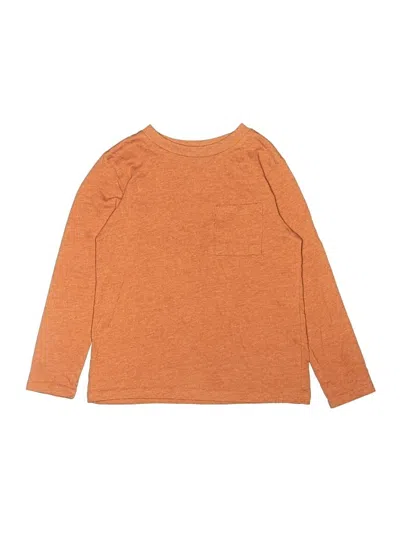 Pre-owned Thereabouts Kids' Long Sleeve T-shirt In Brown
