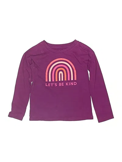 Pre-owned Thereabouts Kids' Long Sleeve T-shirt In Purple