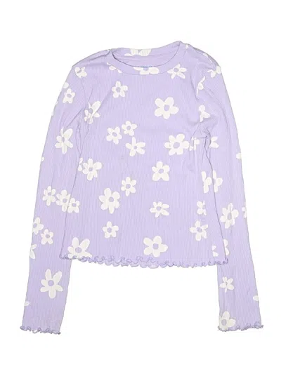 Pre-owned Thereabouts Kids' Long Sleeve T-shirt In Purple