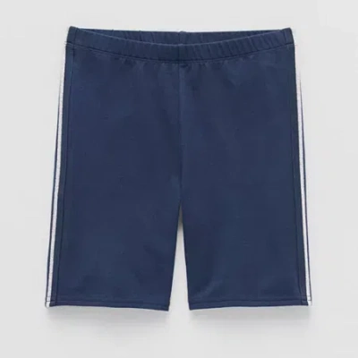 Thereabouts Print Little & Big Kid Girls 6" Bike Short In Blue