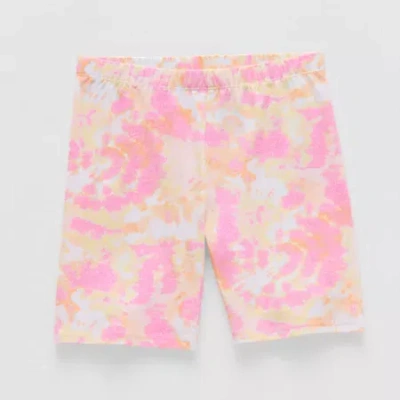 Thereabouts Print Little & Big Kid Girls 6" Bike Short In Pink