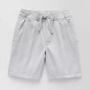 Thereabouts Pull-on Little & Big Kid Boys Adjustable Waist Jogger Short In Gray