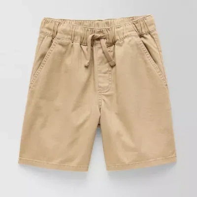 Thereabouts Pull-on Little & Big Kid Boys Adjustable Waist Jogger Short In Sand