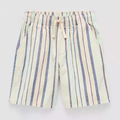 Thereabouts Pull-on Little & Big Kid Boys Adjustable Waist Jogger Short In Sand
