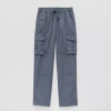 Thereabouts Pull-on Little & Big Kid Boys Adjustable Waist Straight Cargo Pant In Blue