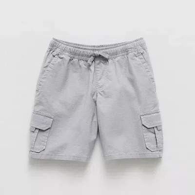 Thereabouts Pull-on Little & Big Kid Boys Husky Adaptive Adjustable Waist Adjustable Features Easy-on + Easy-off In Gray