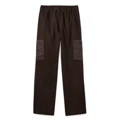 Thereabouts Pull-on Little & Big Kid Boys Straight Cargo Pant In Brown