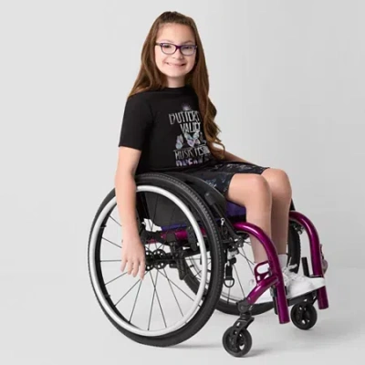 Thereabouts Shine Little & Big Kid Girls 6" Adaptive Seated Wear Bike Short In Purple