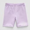 Thereabouts Shine Little & Big Kid Girls 6" Bike Short In Purple