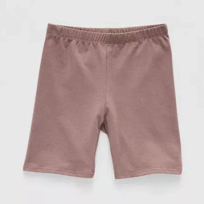 Thereabouts Solid Little & Big Kid Girls 6" Bike Short In Gray