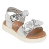 Thereabouts Toddler Girls Lil Ruby Strap Sandals In Silver