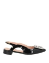 Theresa Woman Ballet Flats Black Size 6 Leather
