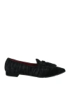 Theresa Woman Loafers Black Size 8 Textile Fibers