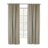 Thermalogic Galati Back Tab Energy Saving Blackout Single Curtain Panel In Neutral