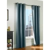 Thermalogic Prelude Grommet Top Energy Saving Light-filtering Single Curtain Panel In Blue