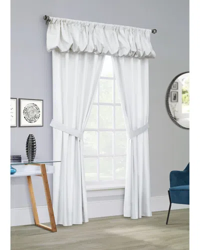 Thermalogic Prescott Insulated Five Piece Curtain Panel Set In Burgundy