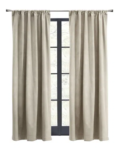 Thermalogic Seren Room-darkening Dual Header 50x95 Curtain Panel In Grey