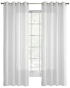 Thermalogic Thermavoile Rhapsody Lined Grommet Wide Width Curtain Panel In Mushroom
