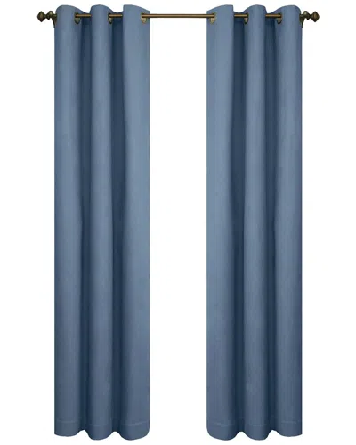 Thermalogic Weathermate Grommet Curtain Panel Pair In Blue