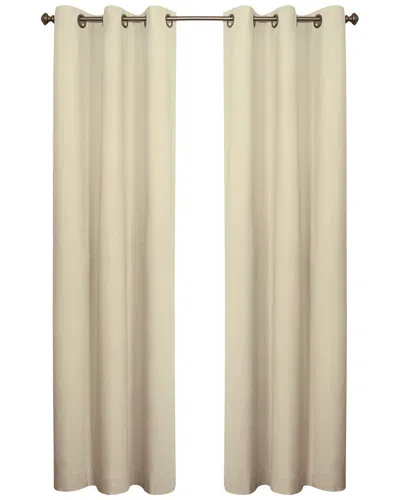 Thermalogic Weathermate Grommet Curtain Panel Pair In Natural