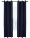 Thermalogic Weathermate Grommet Curtain Panel Pair In Navy