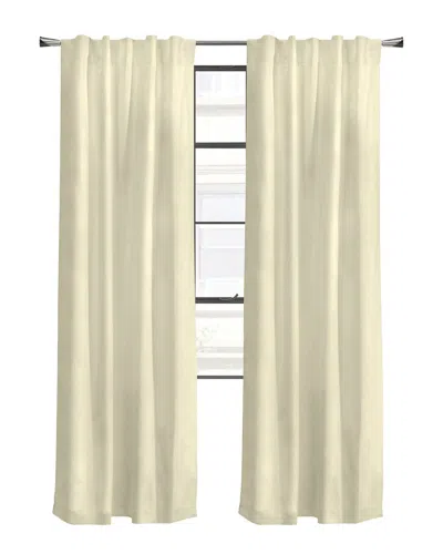 Thermalogic Weathermate Topsions Set Of 2 Room-darkening 40x84 Curtain Panels In Beige