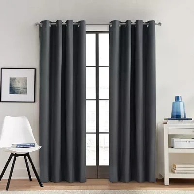 Thermaplus Alpine Grommet Top Energy Saving Blackout Single Curtain Panel