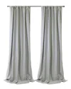 Thermaplus Brooklyn Blackout Dual Header 52x63 Curtain Panel In Grey