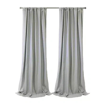 THERMAPLUS BROOKLYN ROD POCKET BACK TAB ENERGY SAVING 100% BLACKOUT SINGLE CURTAIN PANEL