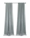 Thermaplus Denver Blackout Dual Header 52x84 Curtain Panel In Silver