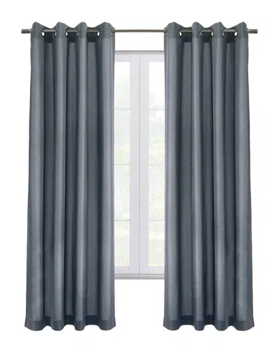 THERMAPLUS THERMAPLUS GROMMET TOP TEXTURED CURTAIN SINGLE PANEL