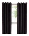 Thermaplus Navar Blackout Grommet 54x108 Curtain Panel In Black