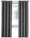 Thermaplus Navar Blackout Grommet 54x108 Curtain Panel In Grey