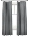 Thermaplus Tab Top Total Blackout Panel Pair In Grey
