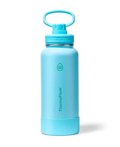 Thermoflask 32 Oz. Double Wall Vacuum Insulated Water Bottle With Spout Lid In Blue