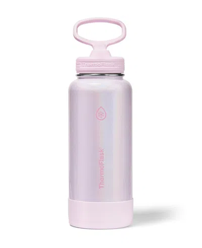 Thermoflask 32 Oz. Double Wall Vacuum Insulated Water Bottle With Straw Lid In Pink