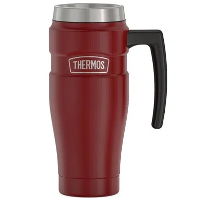 Thermos 16oz. Vacuum Insulated Travel Mug In Black;white;red