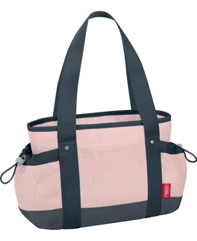 Thermos 9 Can Lunch Tote In Color Block Pink