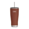 Thermos Icon Stainless Steel 24oz. Cold Tumbler With Lid And Straw In Brown