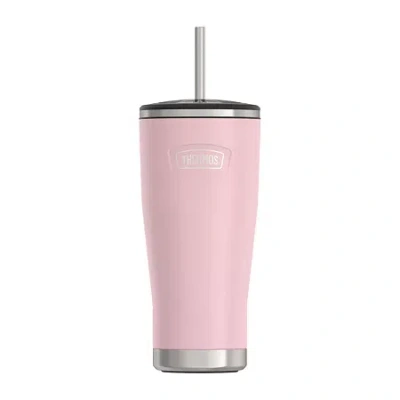 Thermos Icon Stainless Steel 24oz. Cold Tumbler With Lid And Straw In Pink