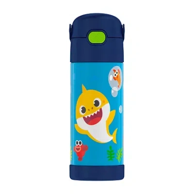 Thermos Shark Stainless Steel 12oz.funtainer Water Bottle In Multi