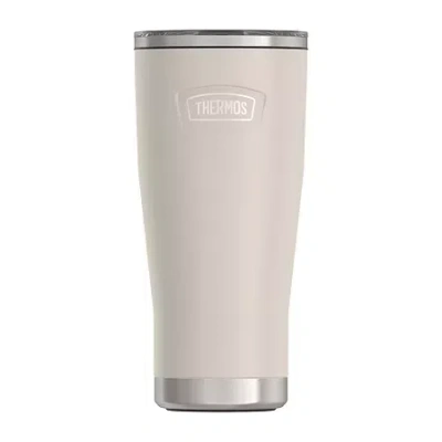 Thermos Stainless Steel Cold Cup With Side Lock Water Bottle In Sand