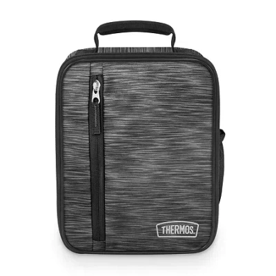 Thermos Upright W Flex-a-guard Liner Lunch Bag In Black