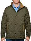 THERMOSTYLES MEN'S DIAMOND QUILTED PUFFER JACKET