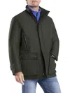 Thermostyles Men's Ths Heated Parka With Removable Alternative-down Layer In Olive