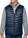 THERMOSTYLES MEN'S QUILTED REVERSIBLE PUFFER VEST