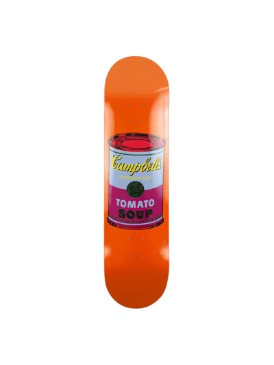 Theskateroom Skateboard (andy Warhol) In Orange